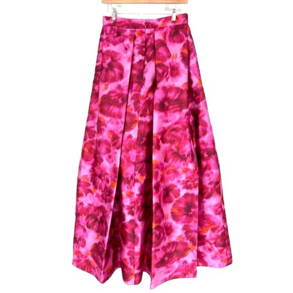 SACHIN + BABI “Ava” Maxi Skirt with Pockets in Floral Pink Watercolor – 6 NWT - Picture 3 of 9